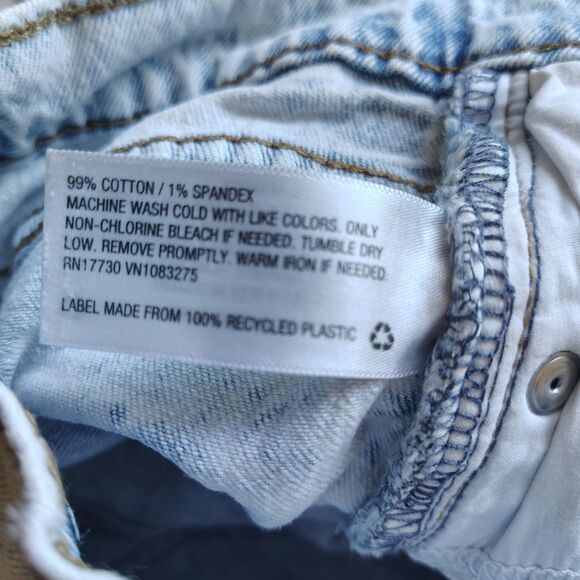 UNIVERSAL THREAD Vintage Straight Crop High Rise Jeans Sz 4 / 27R Women Light - Picture 5 of 5